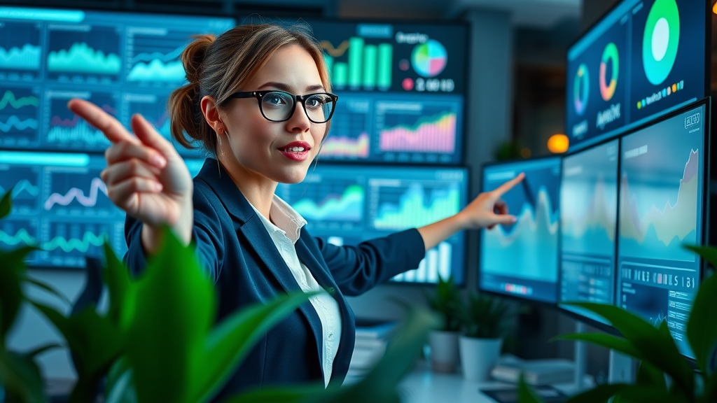 analytics dashboard displaying performance graphs, social media marketing service success story