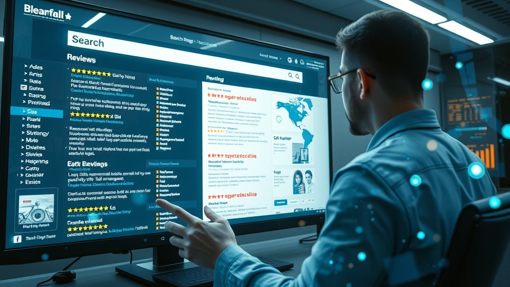 search engine results page online reputation management reputation on monitor