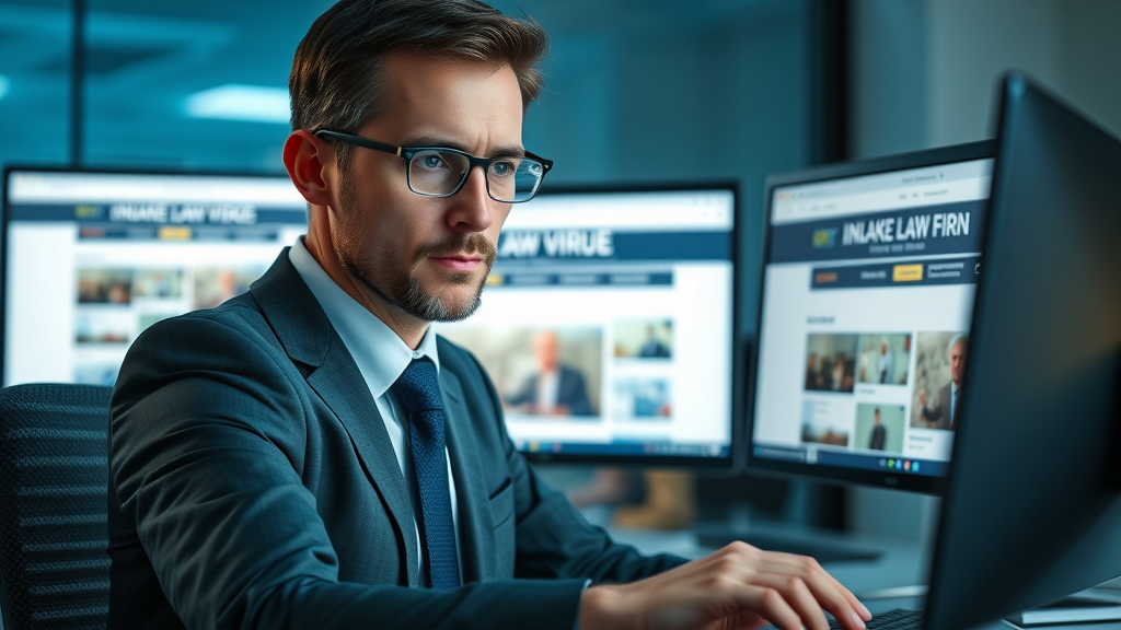 Legal web designer optimizing images and videos for law firm website SEO