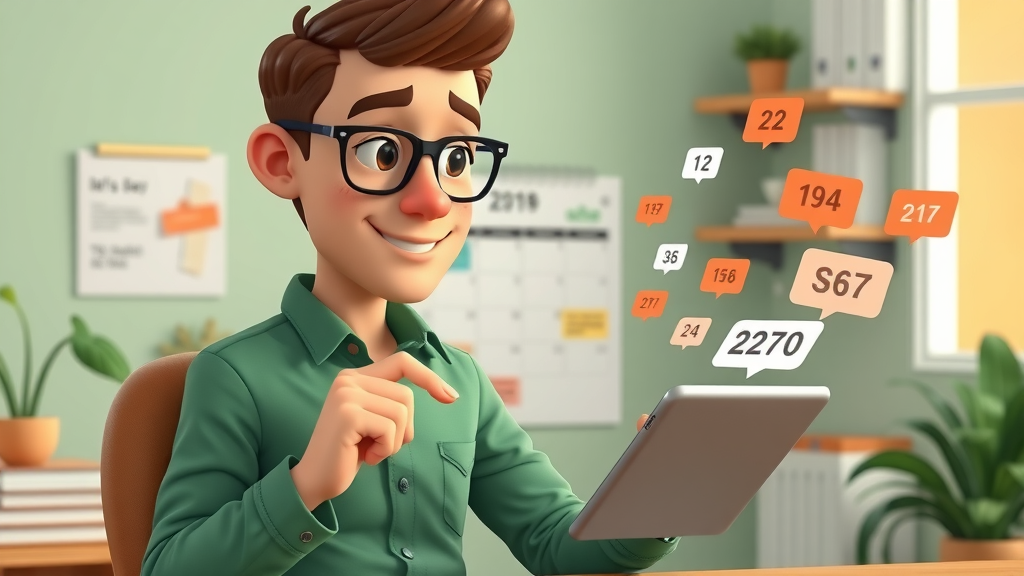business owner using digital calendar to schedule local SEO tasks for ongoing optimization