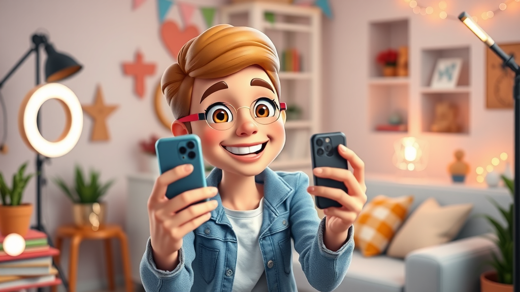 social media influencer digital ad recording brand sponsorship reel at home studio