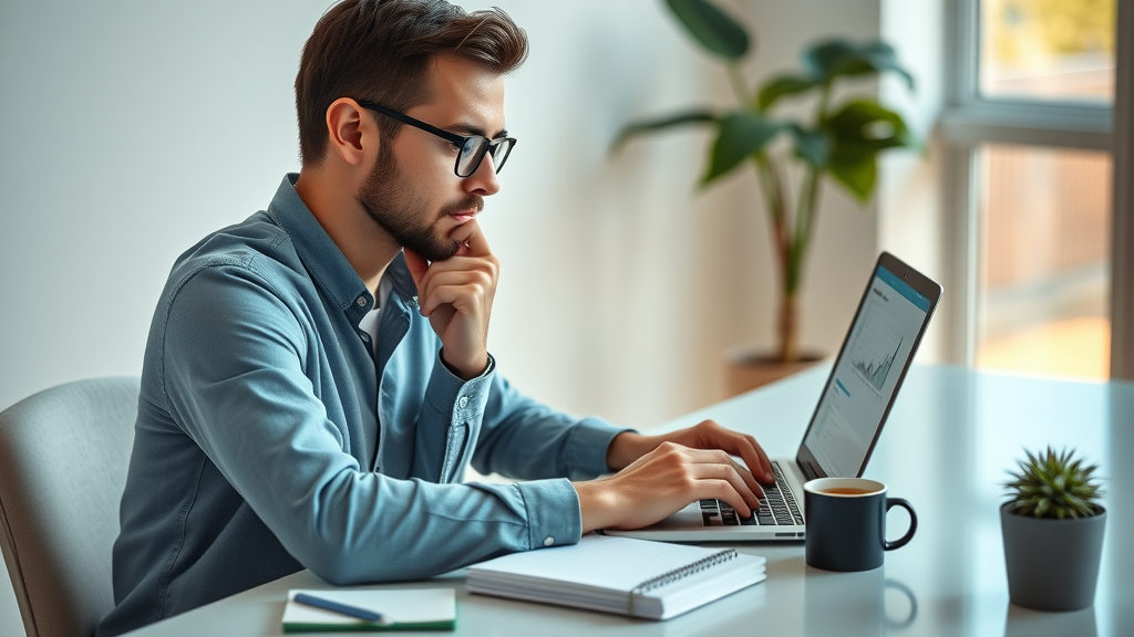 Digital Marketing Techniques for Service Companies professional analyzing digital marketing data