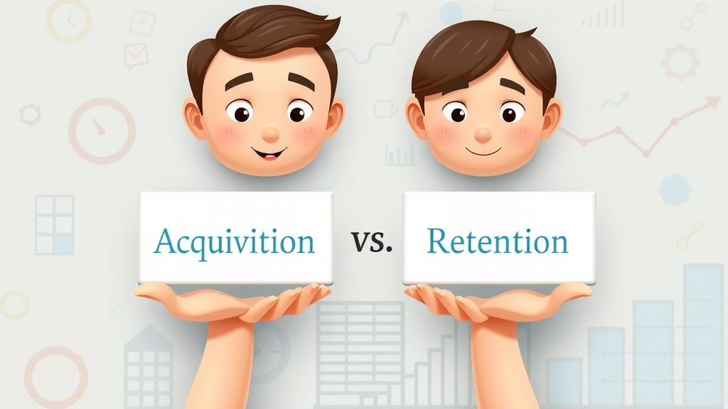 customer retention online infographic acquisition vs retention comparison