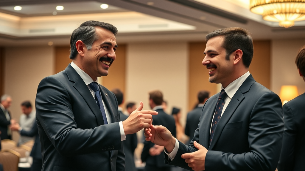Law firm partners building links and authority through industry networking