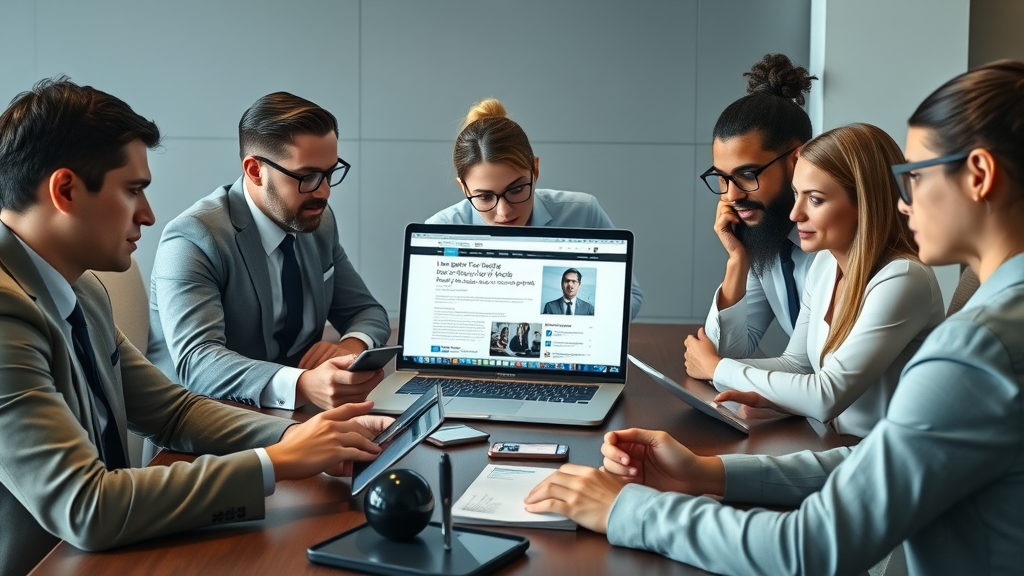 Law firm website design shown on multiple devices, showcasing user experience and responsive design for legal marketing
