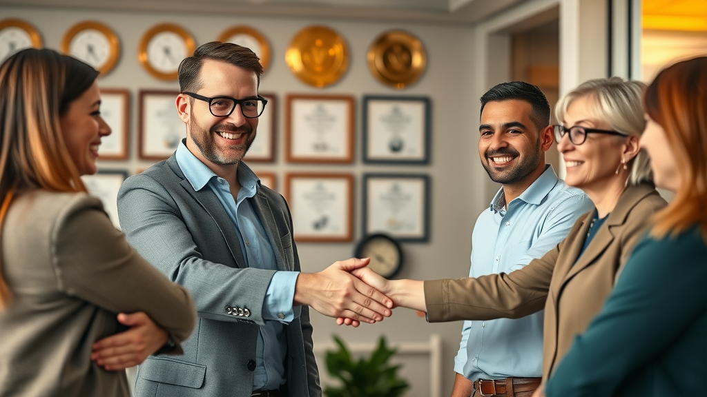 Service business client meeting - case study
