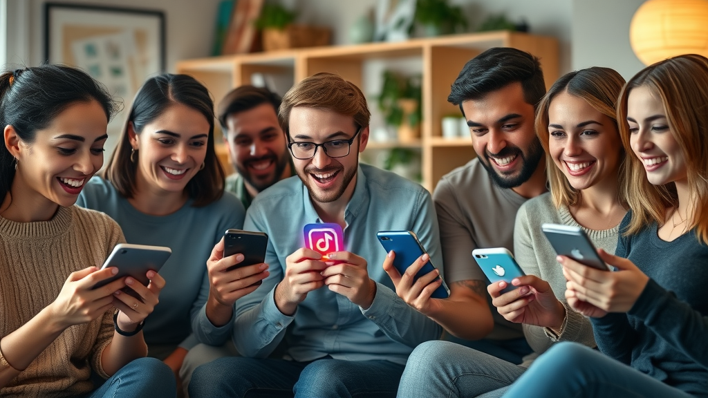 Diverse group of consumers engaging with brands through multiple digital channels for digital customer engagement
