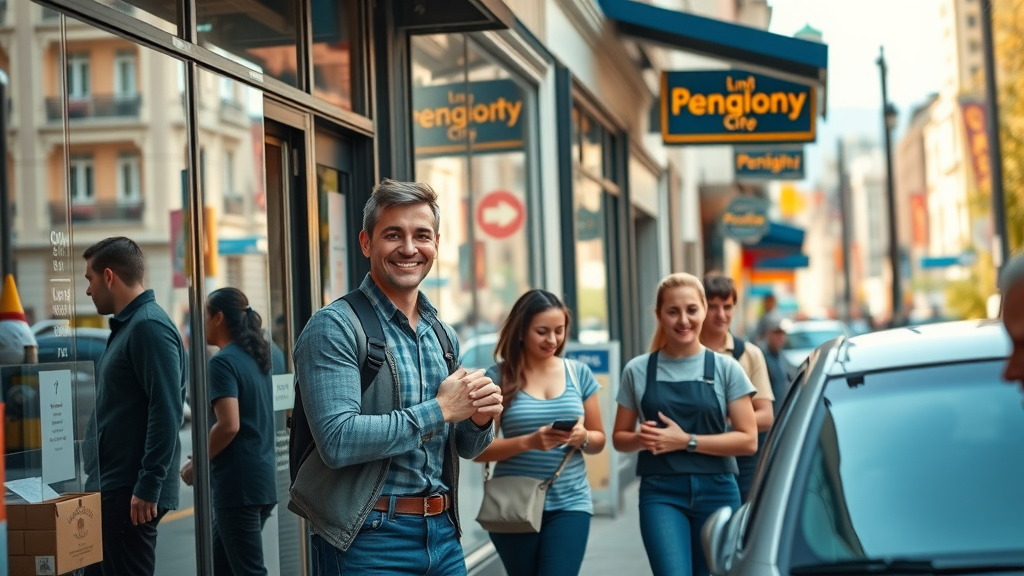 Google 3 pack ranking in vibrant downtown storefront local search