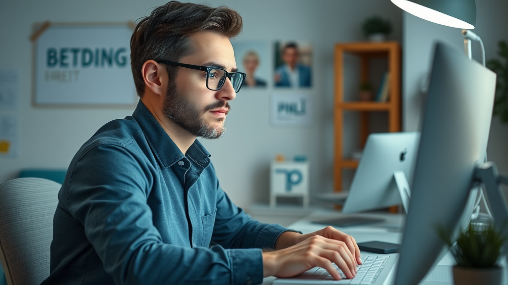 focused small business owner creating online presence how to get more customers for your local business from the Internet