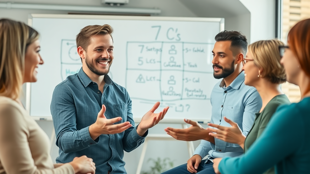 Digital Marketing Techniques for Service Companies consultant discussing 7 C