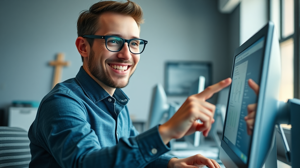 marketer optimizing business info on Google Business Profile for local seo strategies