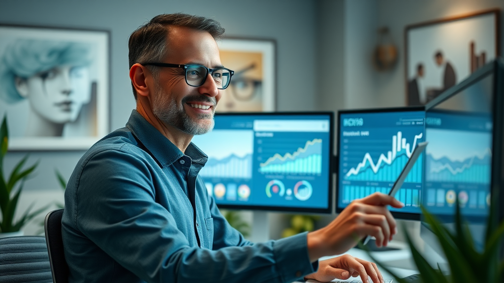 solo attorney analyzing success of social media marketing campaign