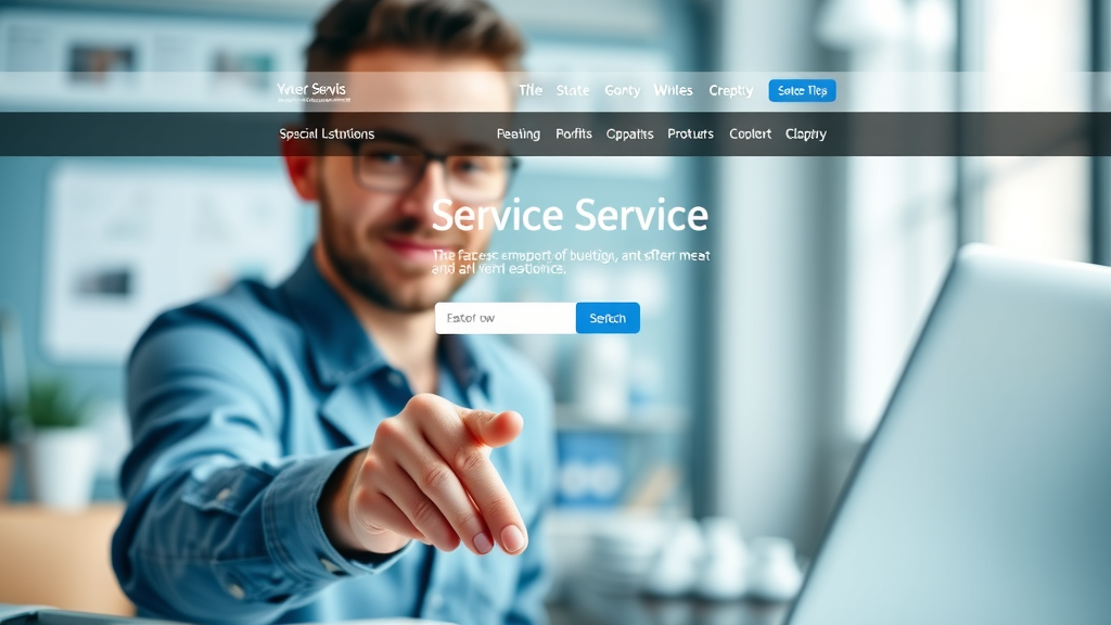 Optimized online presence for professional services websites