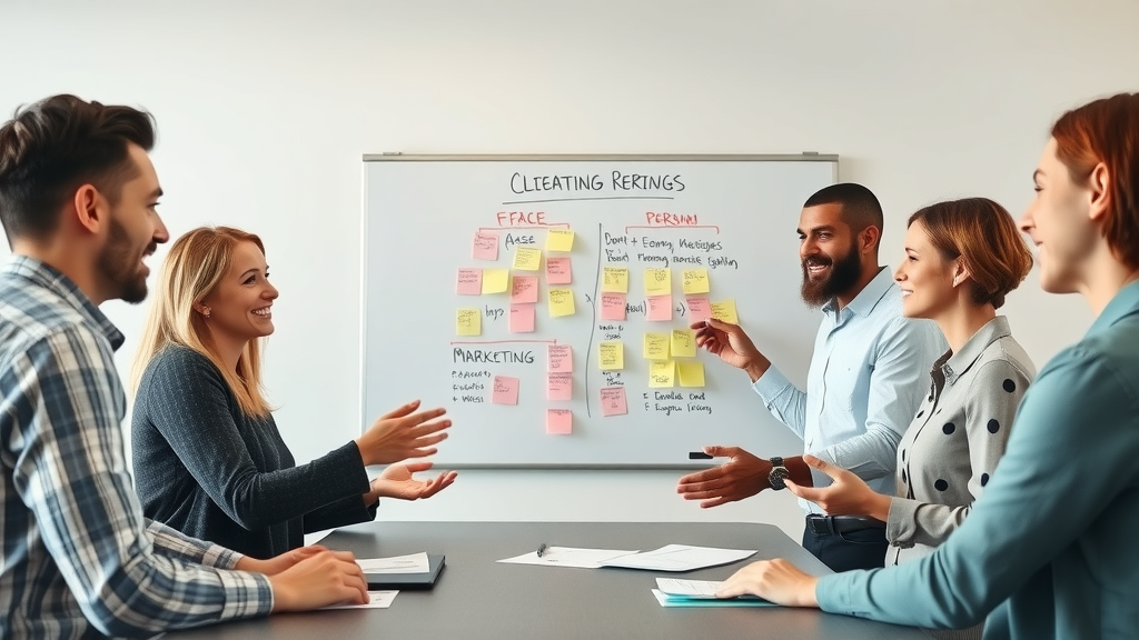 Marketing strategy team for service businesses