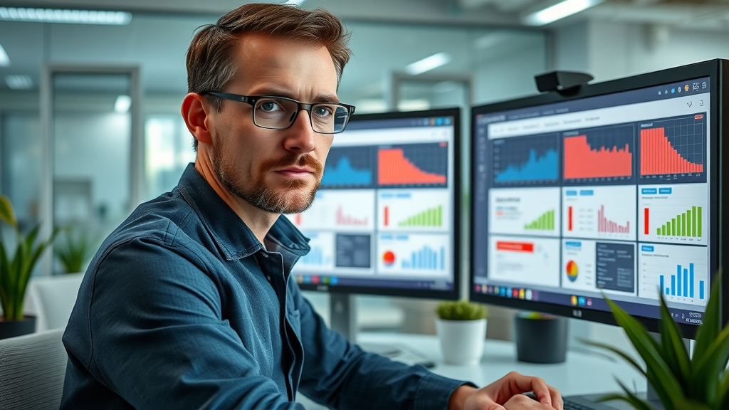 email marketing local customers marketer testing email campaigns on dual monitors