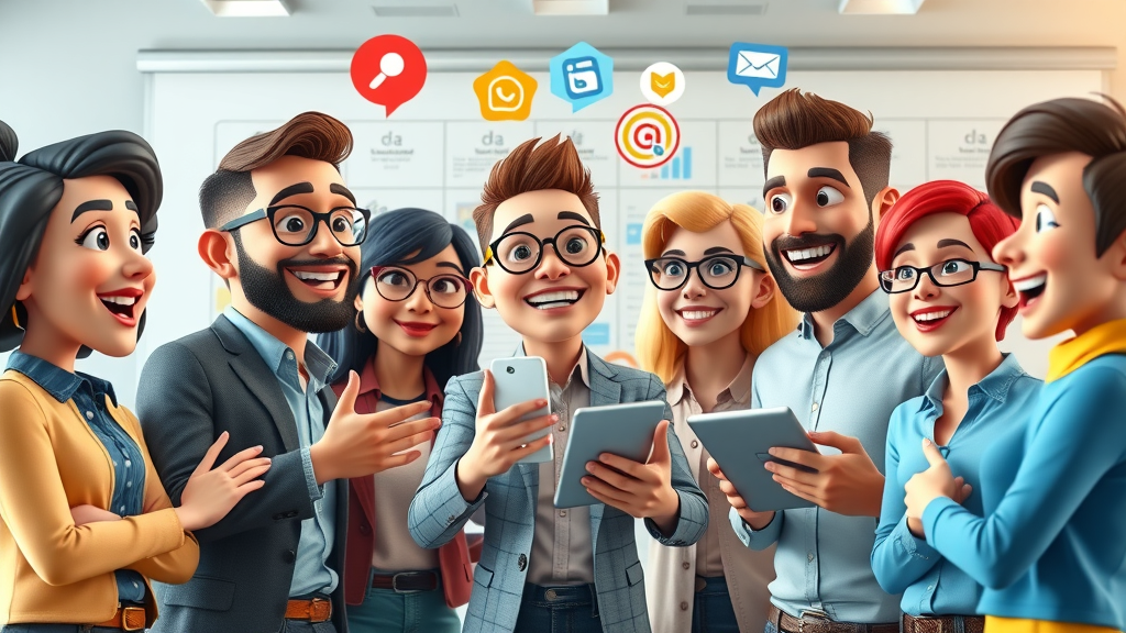 digital marketers acquisition channels brainstorm channel icons