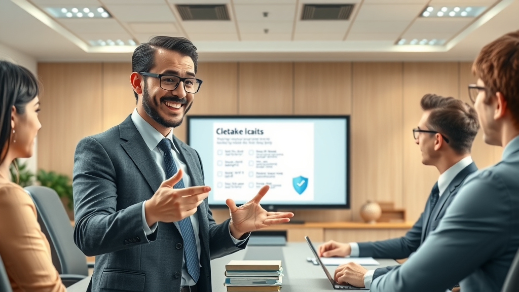 online marketing for lawyers: explaining digital marketing steps to team