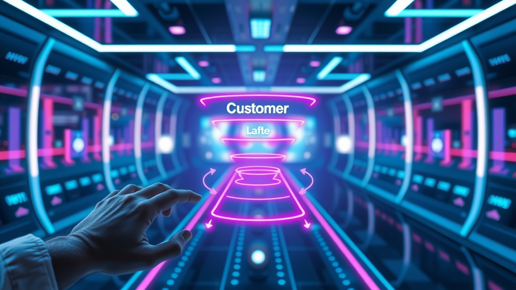 customer acquisition process funnel stages infographic