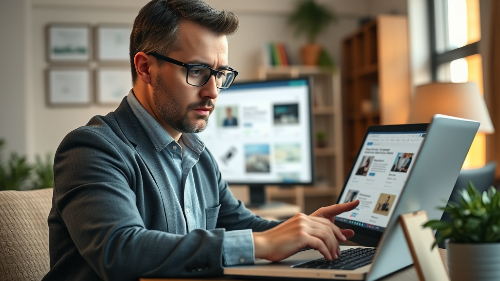 business professional analyzing authoritative local business directories and citation sites for local SEO tips