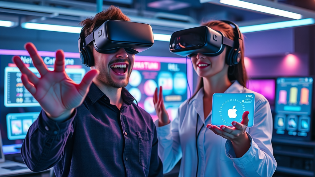 Service business using AR/VR branding tools - futuristic digital branding, AI and virtual experience