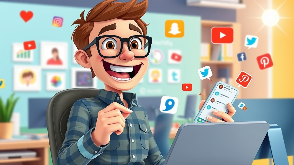 social media marketer creating engaging content for digital marketing help