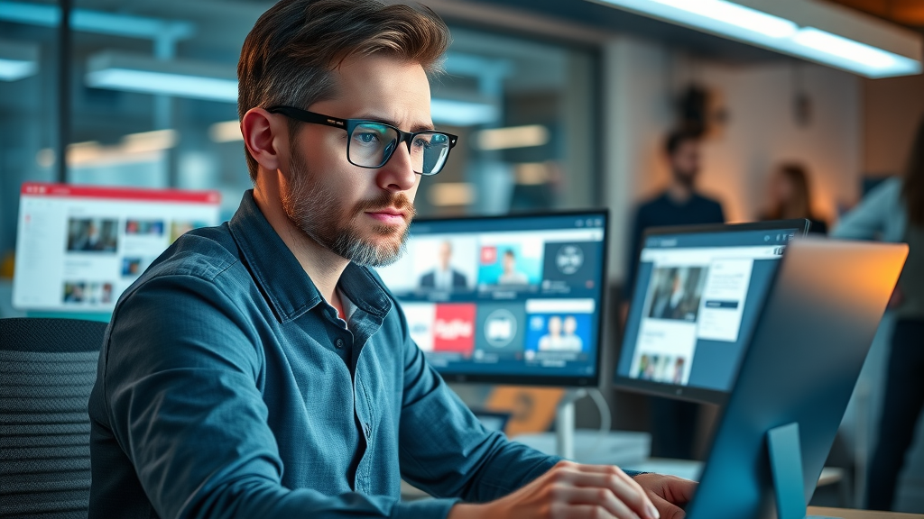Social media marketing for professional services