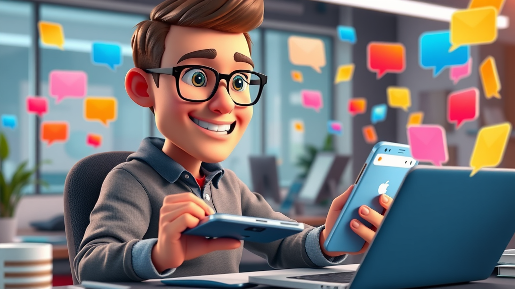social media marketing: content creator posting and interacting across platforms for routine growth