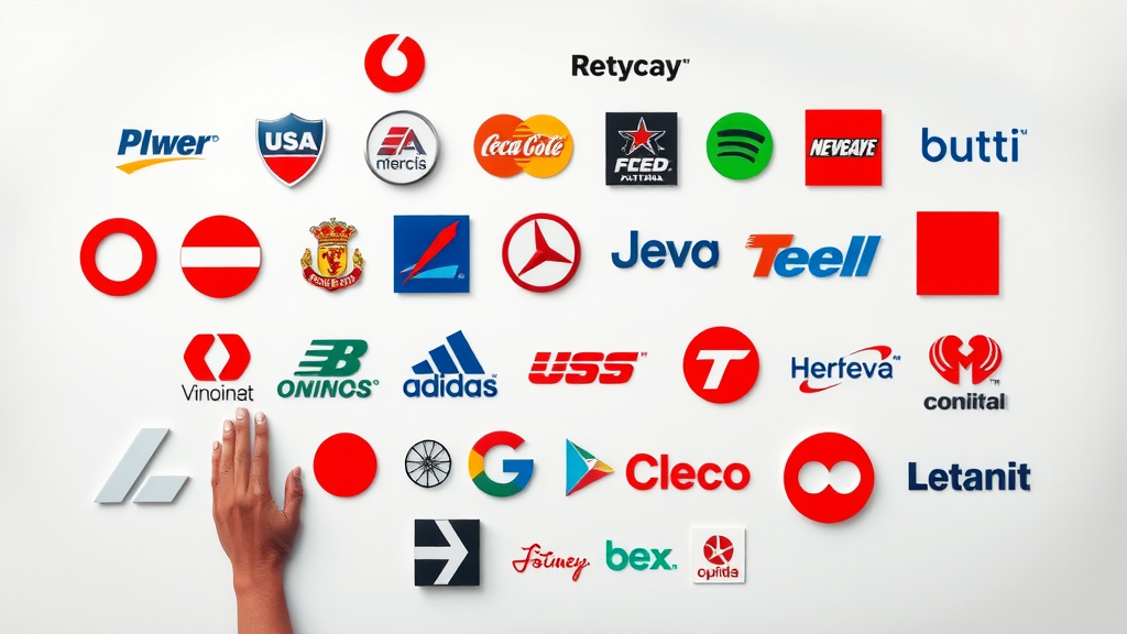 Collage of iconic brand logos representing diverse brand personalities
