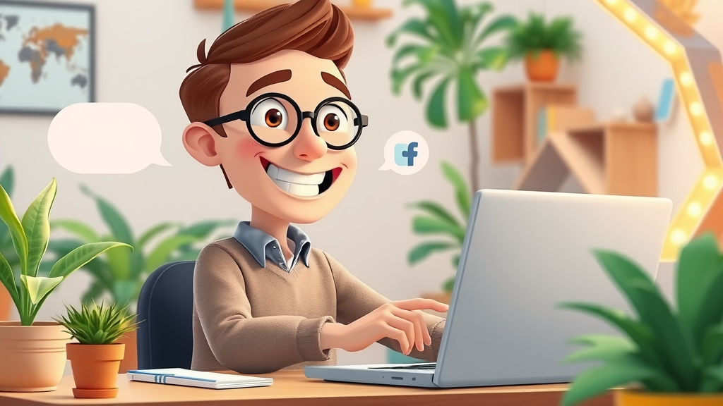 social media customer engagement marketer laptop chatting with customers brand loyalty