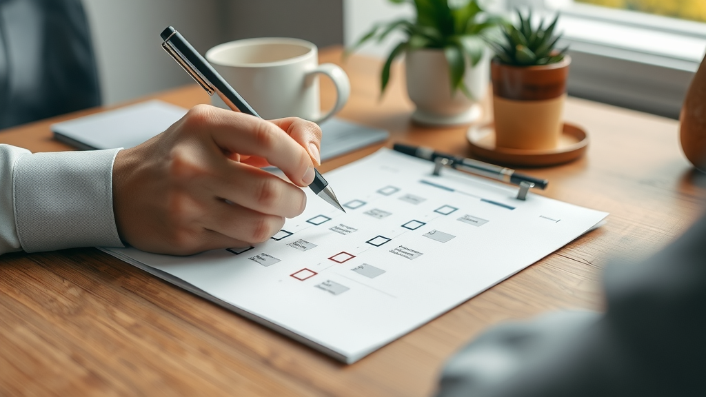 brand voice guideline checklist, reviewing content voice guidelines, organized, content voice guideline review checkoff